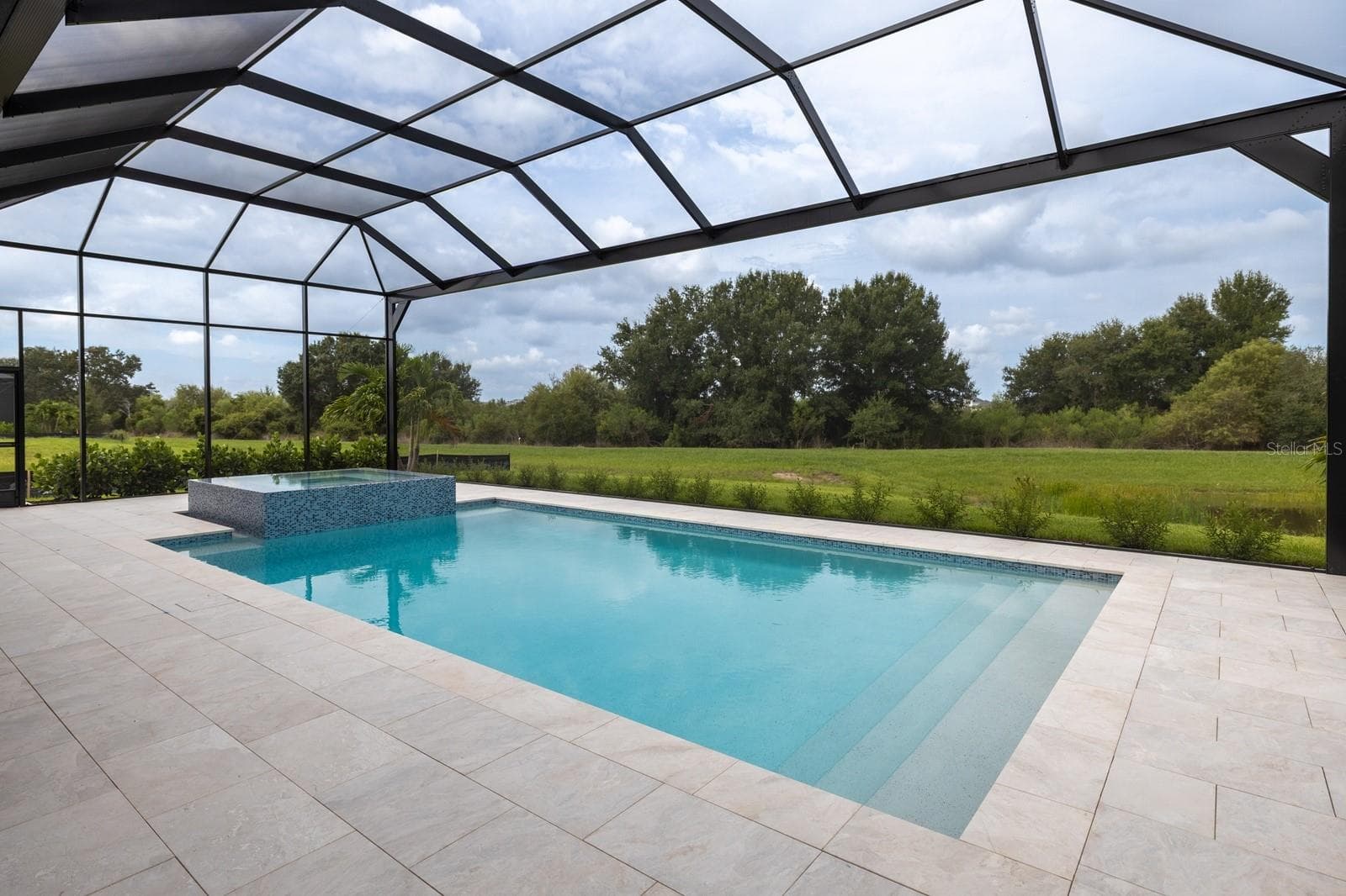 Pool and lanai - 257 BLUE PEARL CT., SARASOTA