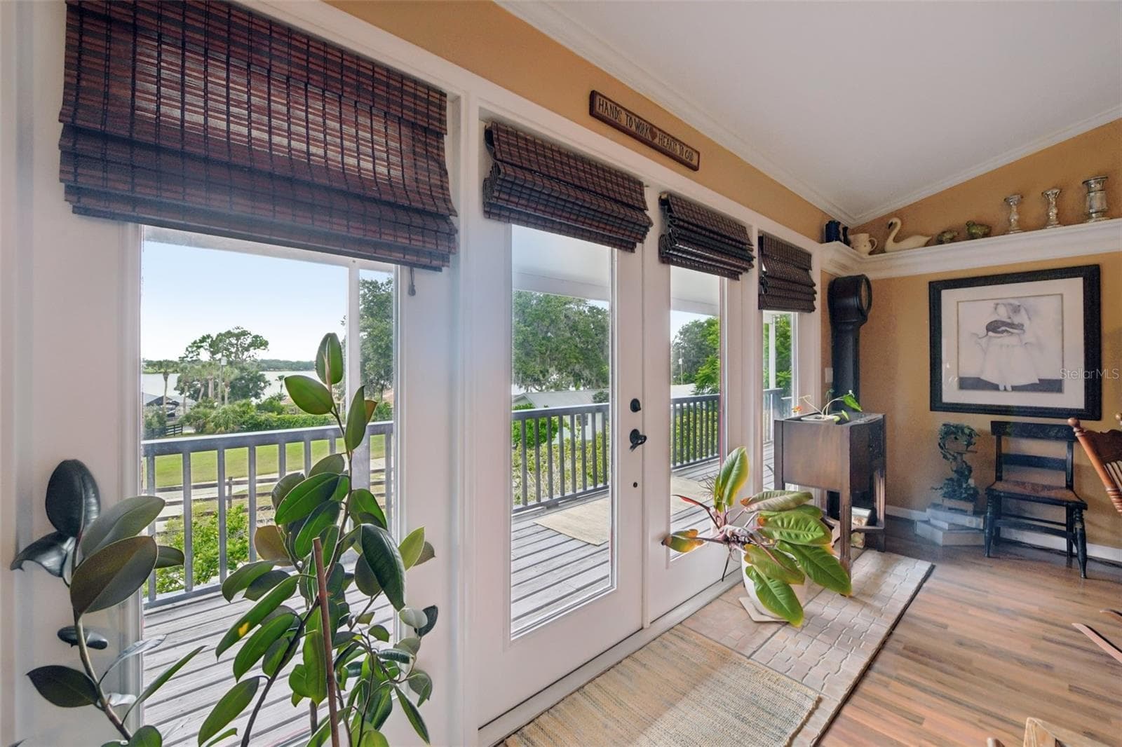 Living room French doors to Balcony - 18249 ROSE ST, GROVELAND