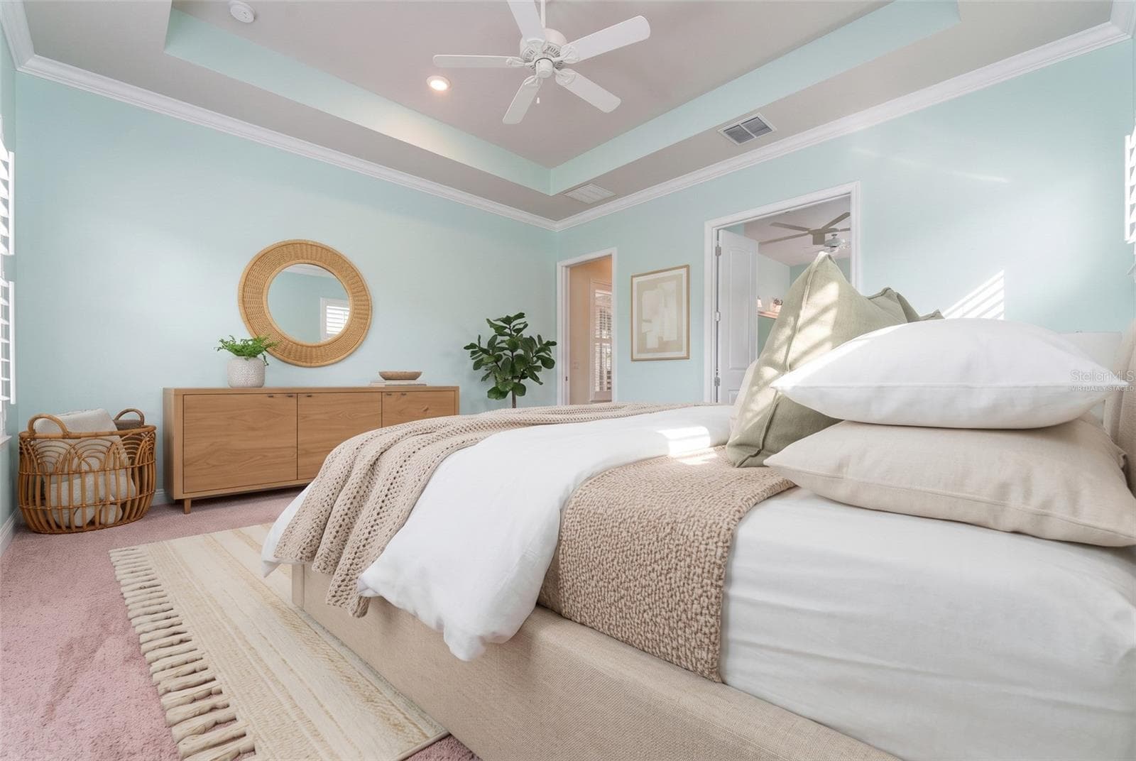 Virtually Staged Primary Suite - 14008 SWALLOW HILL DR, LITHIA