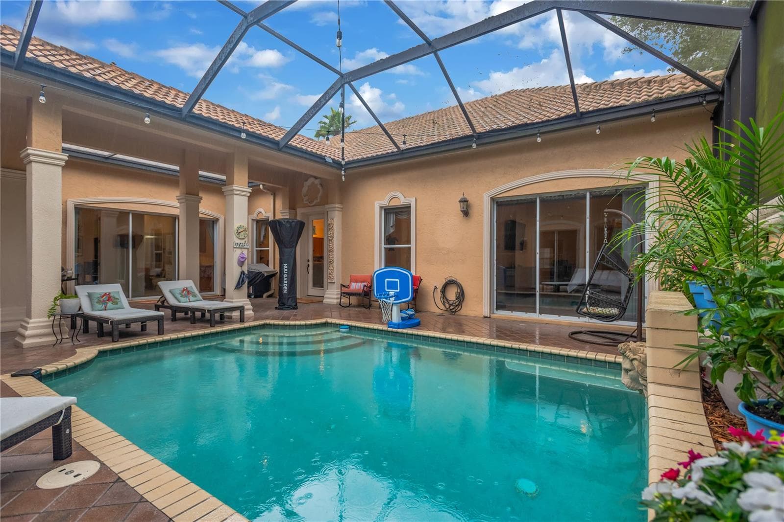Interior Pool & Courtyard - 1034 W SKYVIEW LANDINGS DR, HERNANDO