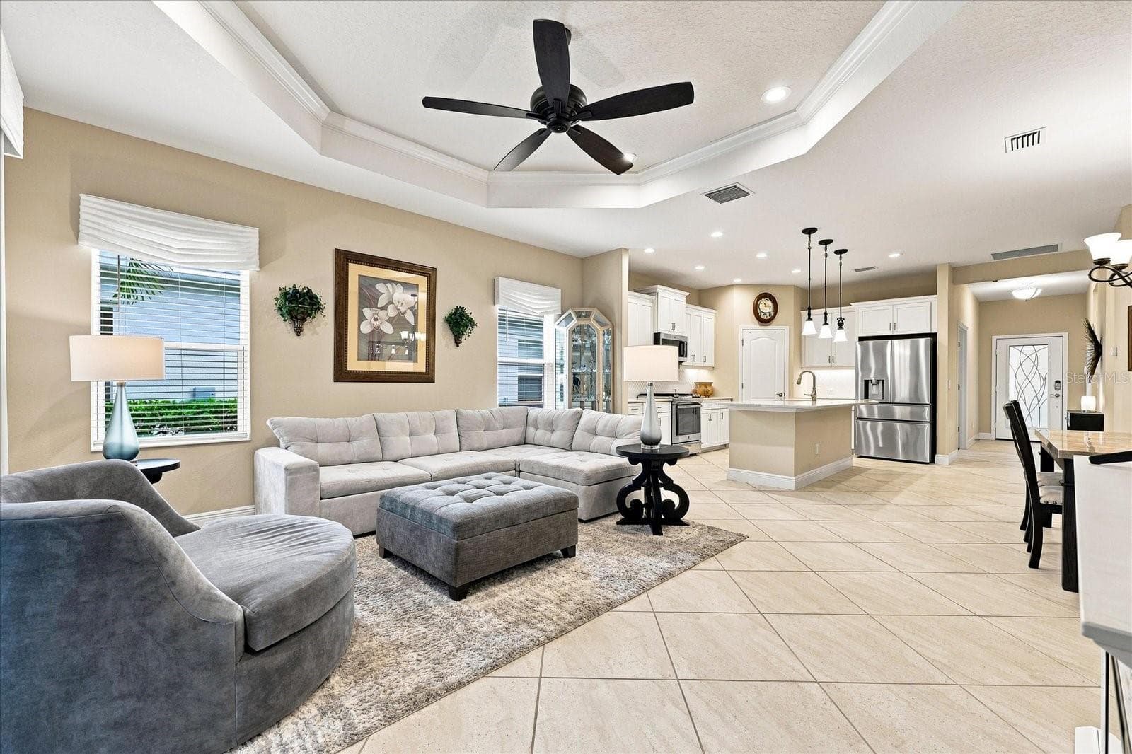 GREAT ROOM KITCHEN COMBO PLAN - 3036 SKY BLUE CV, LAKEWOOD RANCH
