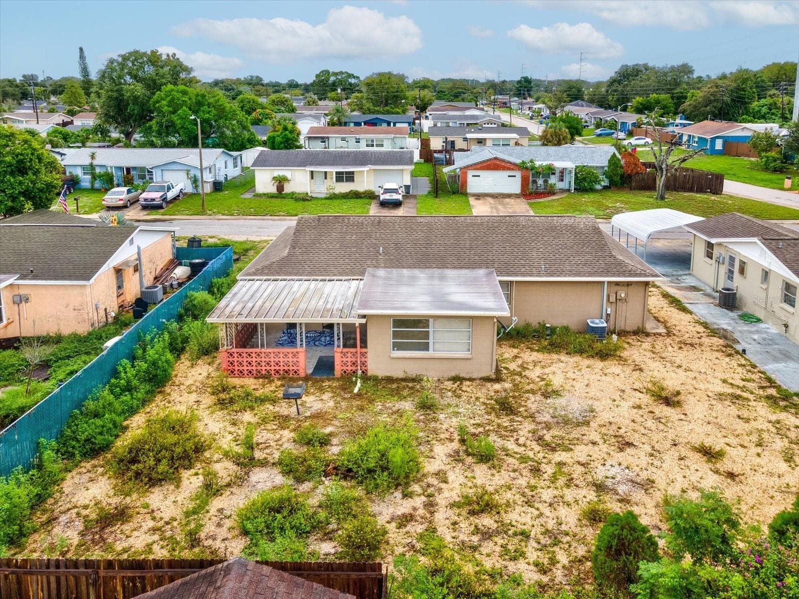 Aerial rear - 1023 VIKING DR, HOLIDAY