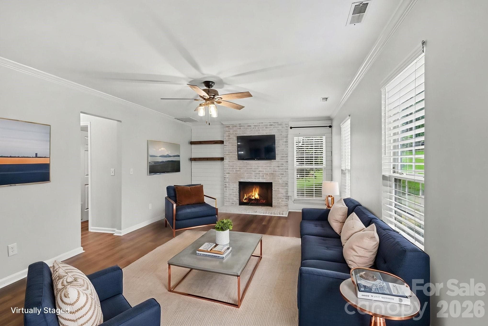 FAMILY ROOM (Virtual) - 2132 Killarney Place, Charlotte
