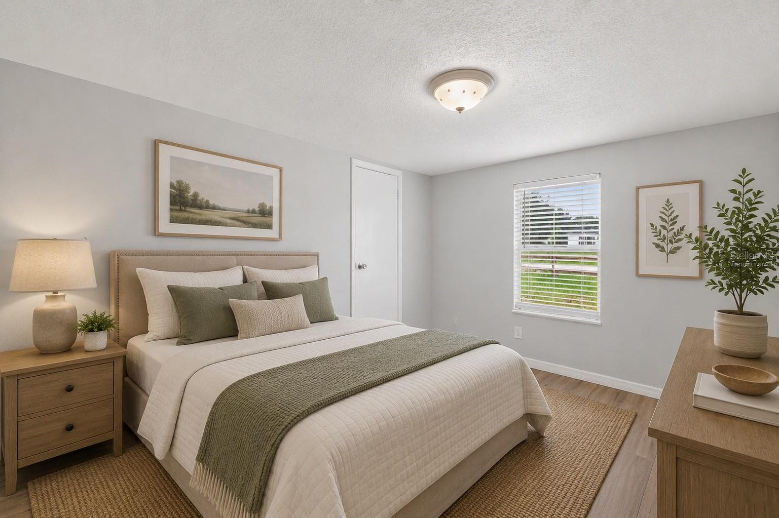 Bedroom virtually staged. - 2535 SE 172ND ST, SUMMERFIELD