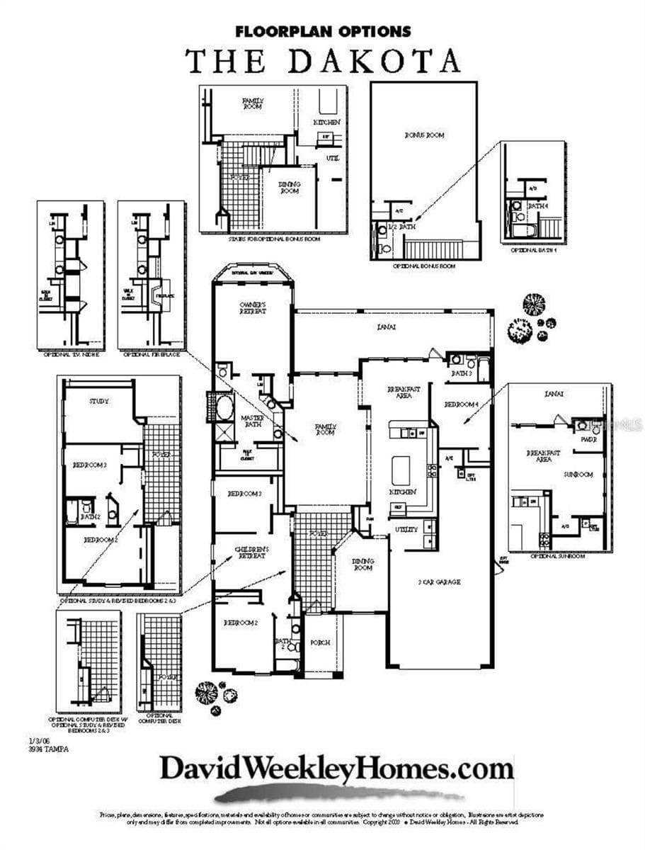 Floor Plan - 7136 DERWENT GLEN CIR, LAND O LAKES