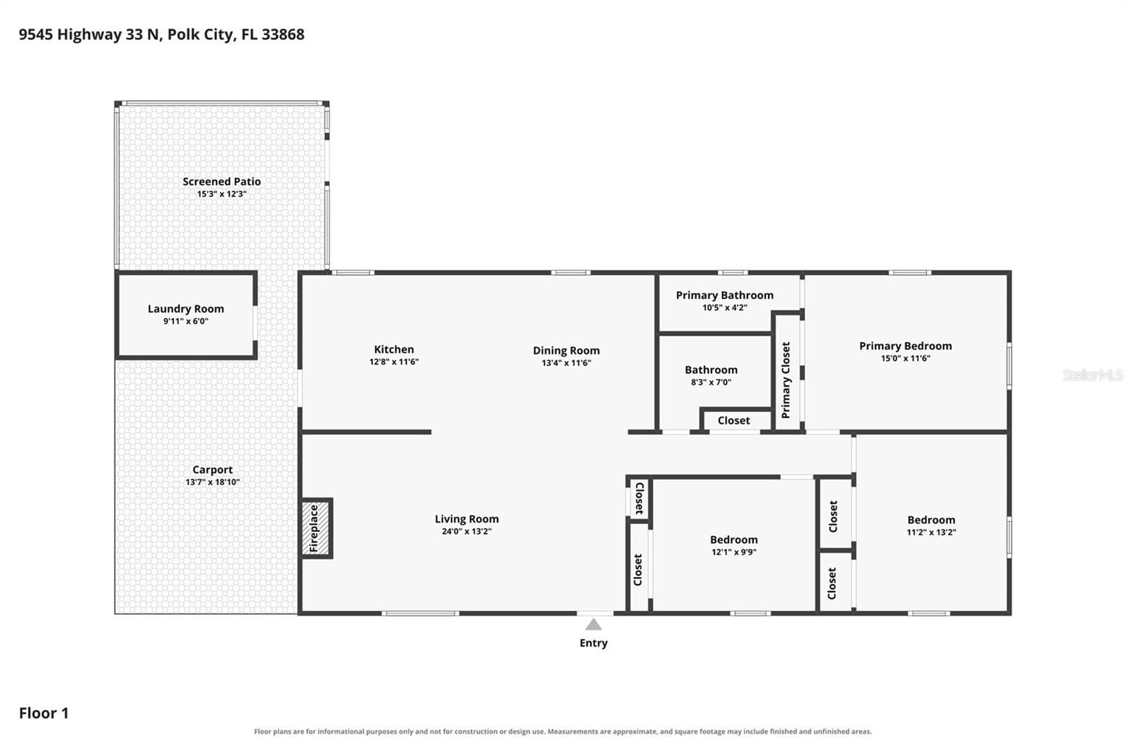 Floor Plan - 9545 STATE ROAD 33 N, POLK CITY