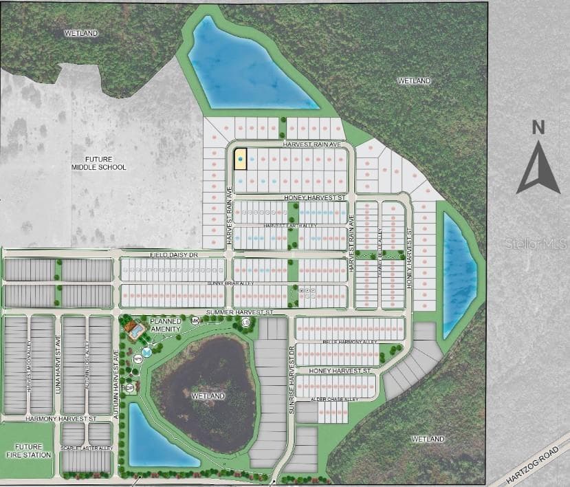 12940 Harvest Rain Avenue Sitemap - 12940 HARVEST RAIN AVE, WINTER GARDEN