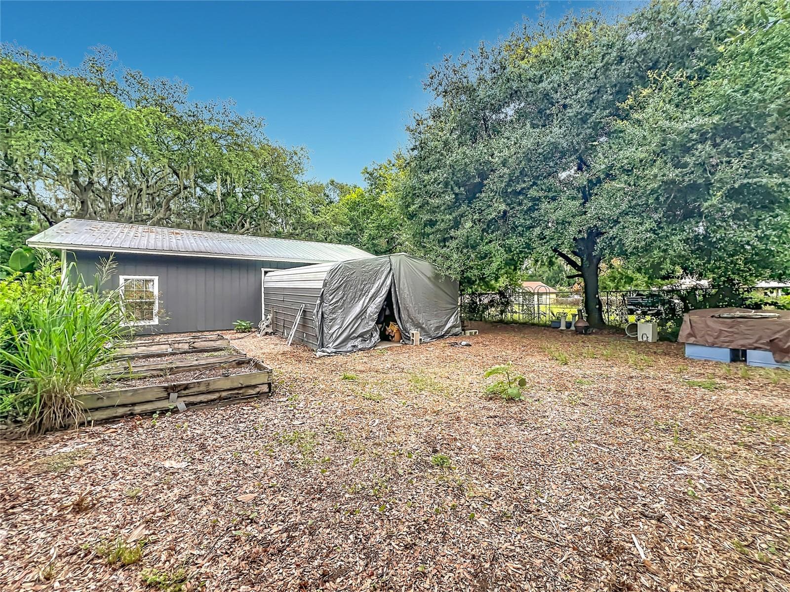 4 car garage and exterior carport - 3851 S SANFORD AVE, SANFORD