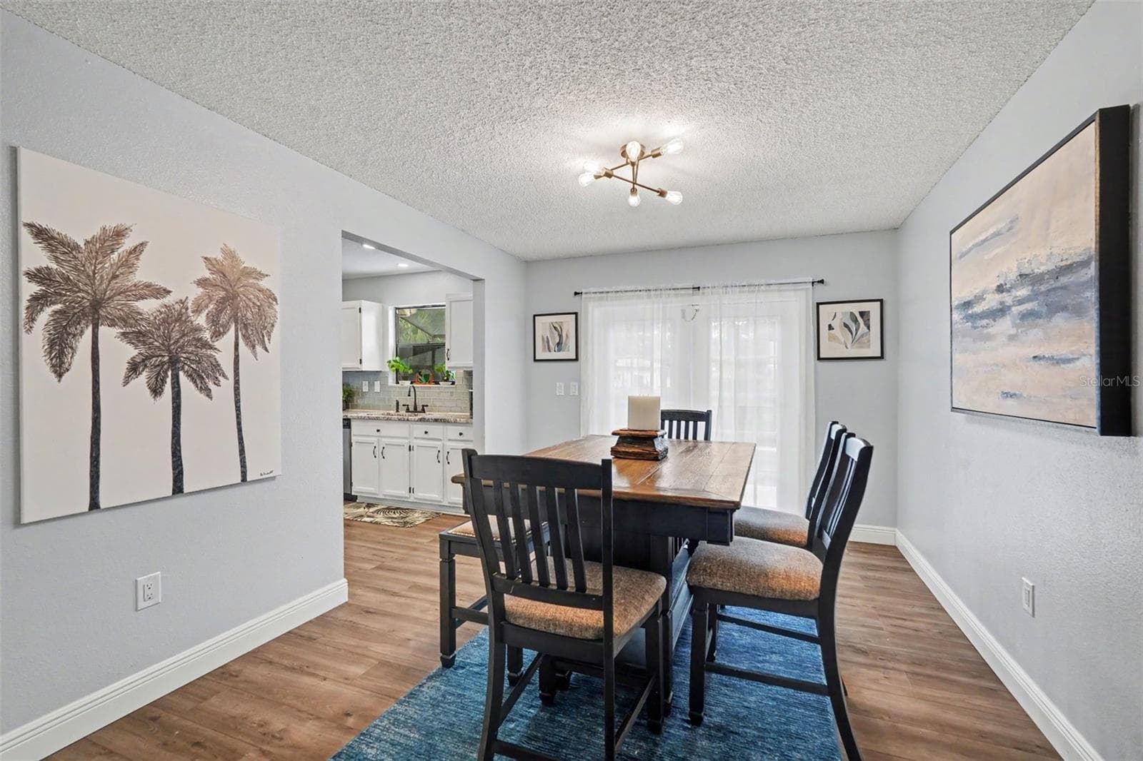 Dining room , French door to the pool deck - 736 SANDY CREEK DR, BRANDON
