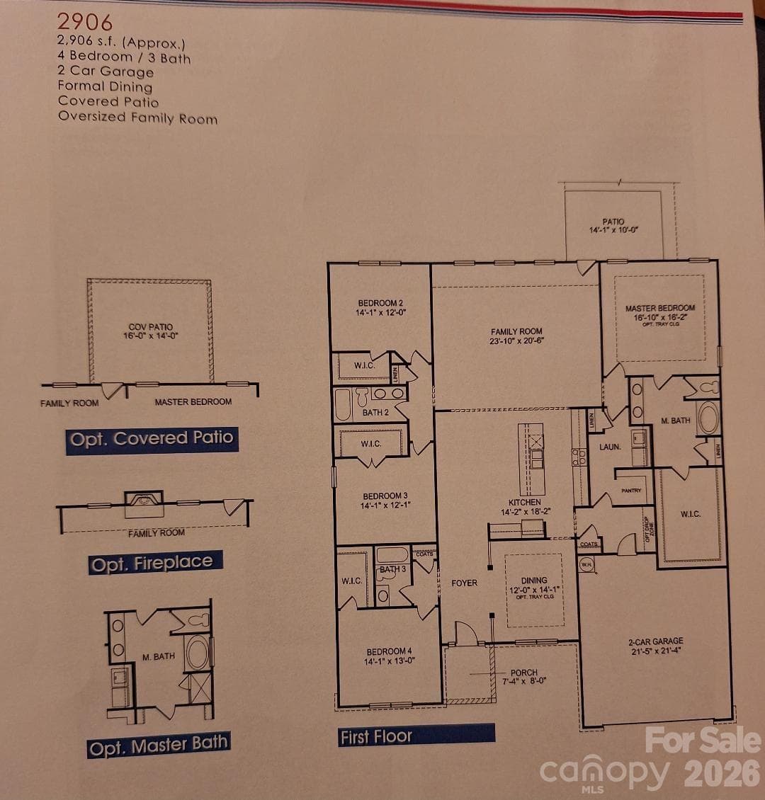 Floor Plan - 5028 Cardiff Court, Catawba