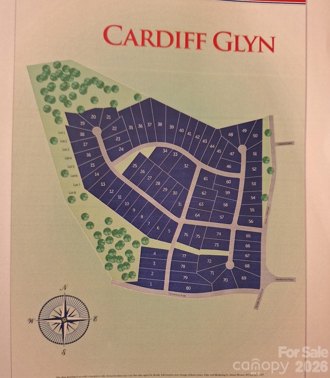 Cardiff Glyn Community Map - 5028 Cardiff Court, Catawba