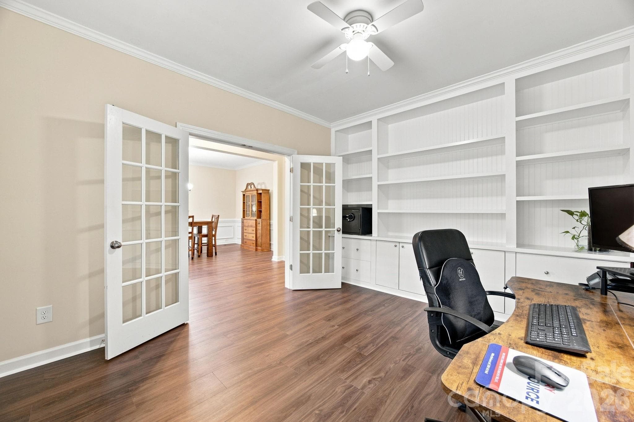 Office with Built-ins - 2709 Sugaree Court, Waxhaw