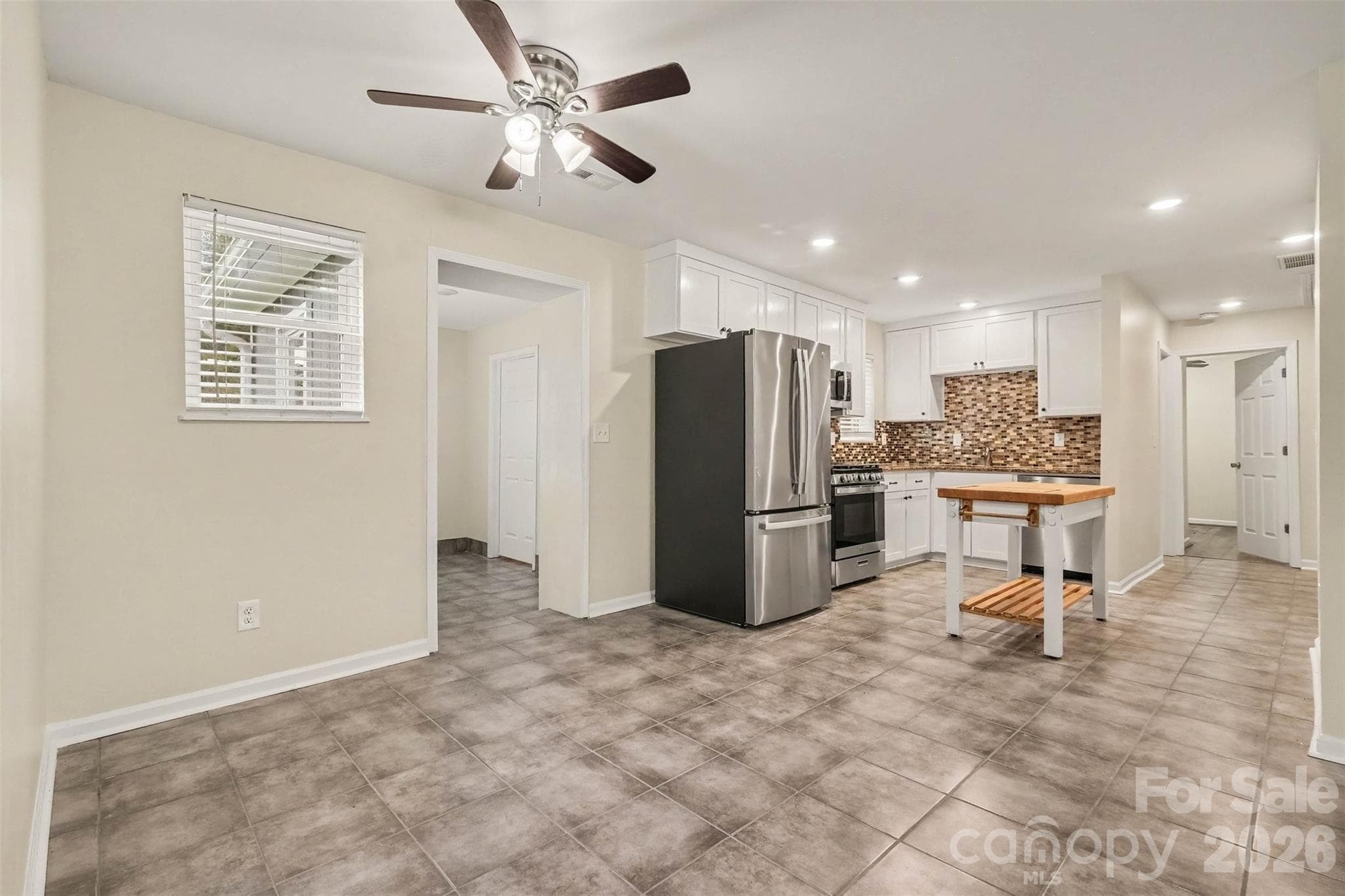 Dining and kitchen - 1352 Steed Street, Rock Hill