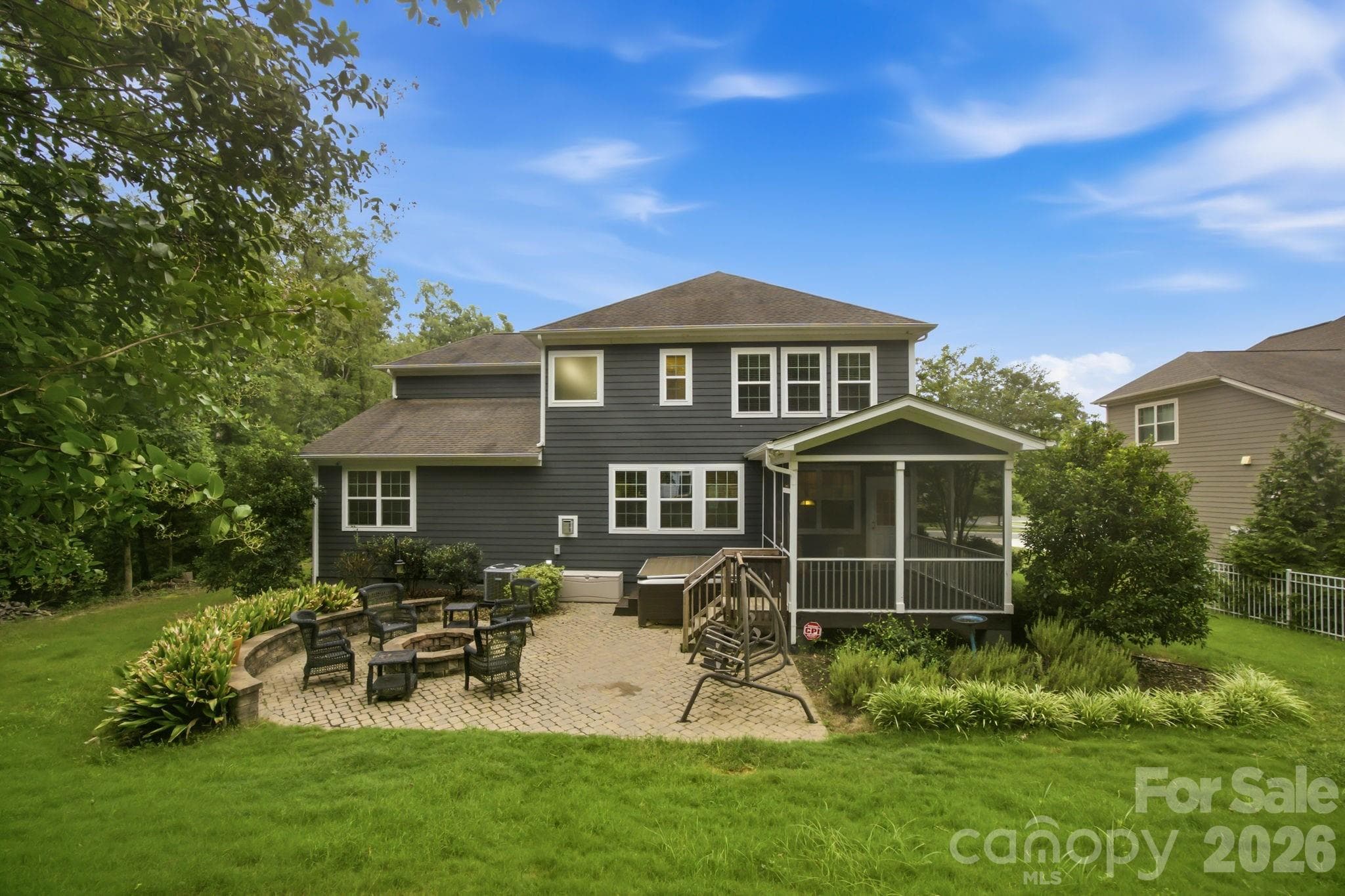 Patio, Hot Tub, & backs up to woods! - 2709 Sugaree Court, Waxhaw