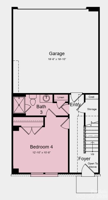 Additional Highlights Include: Ledge at primary shower, storage a second floor, 30" slide-in electric range, and trash roll out. - 2133 Hawksworth Lane, Charlotte