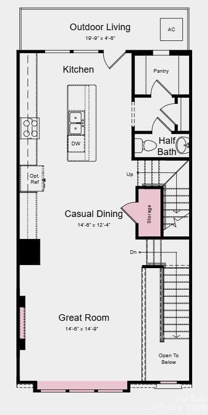 Additional Highlights Include: Ledge at primary shower, storage a second floor, 30" slide-in electric range, and trash roll out. - 2133 Hawksworth Lane, Charlotte