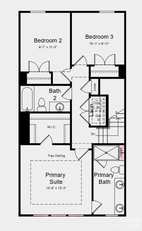 Additional Highlights Include: Ledge at primary shower, storage a second floor, 30" slide-in electric range, and trash roll out. - 2133 Hawksworth Lane, Charlotte