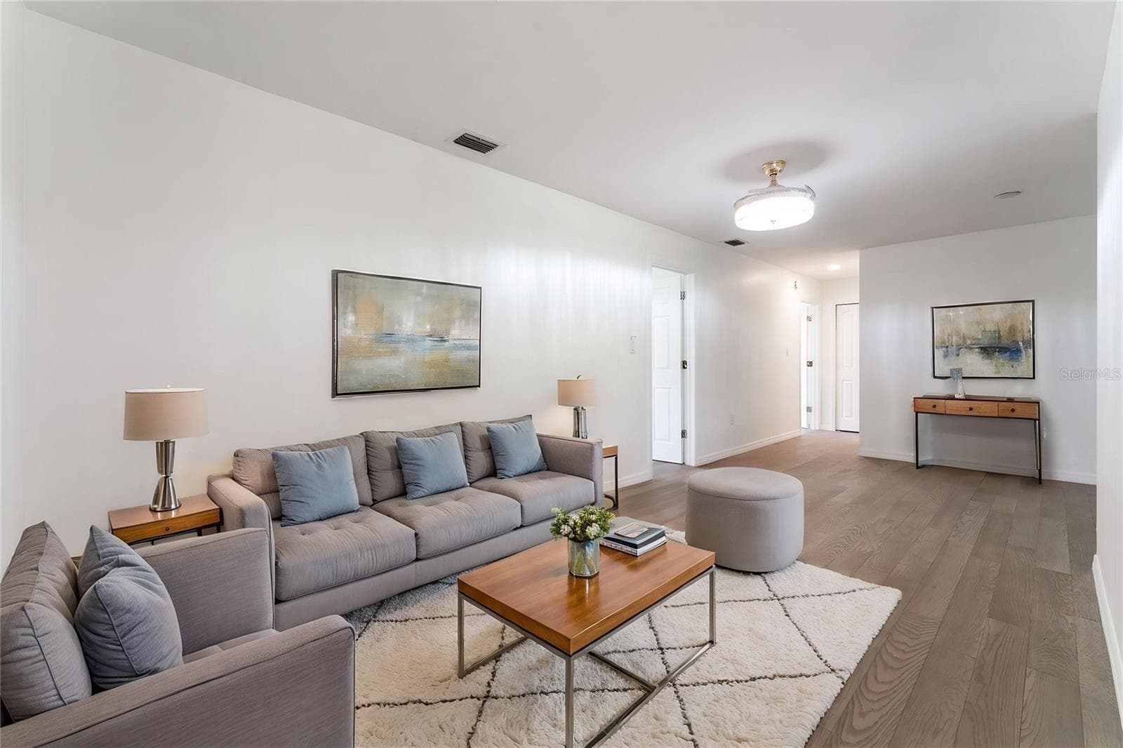 Staged 2ND living room - 1231 BEACON DR, PORT CHARLOTTE