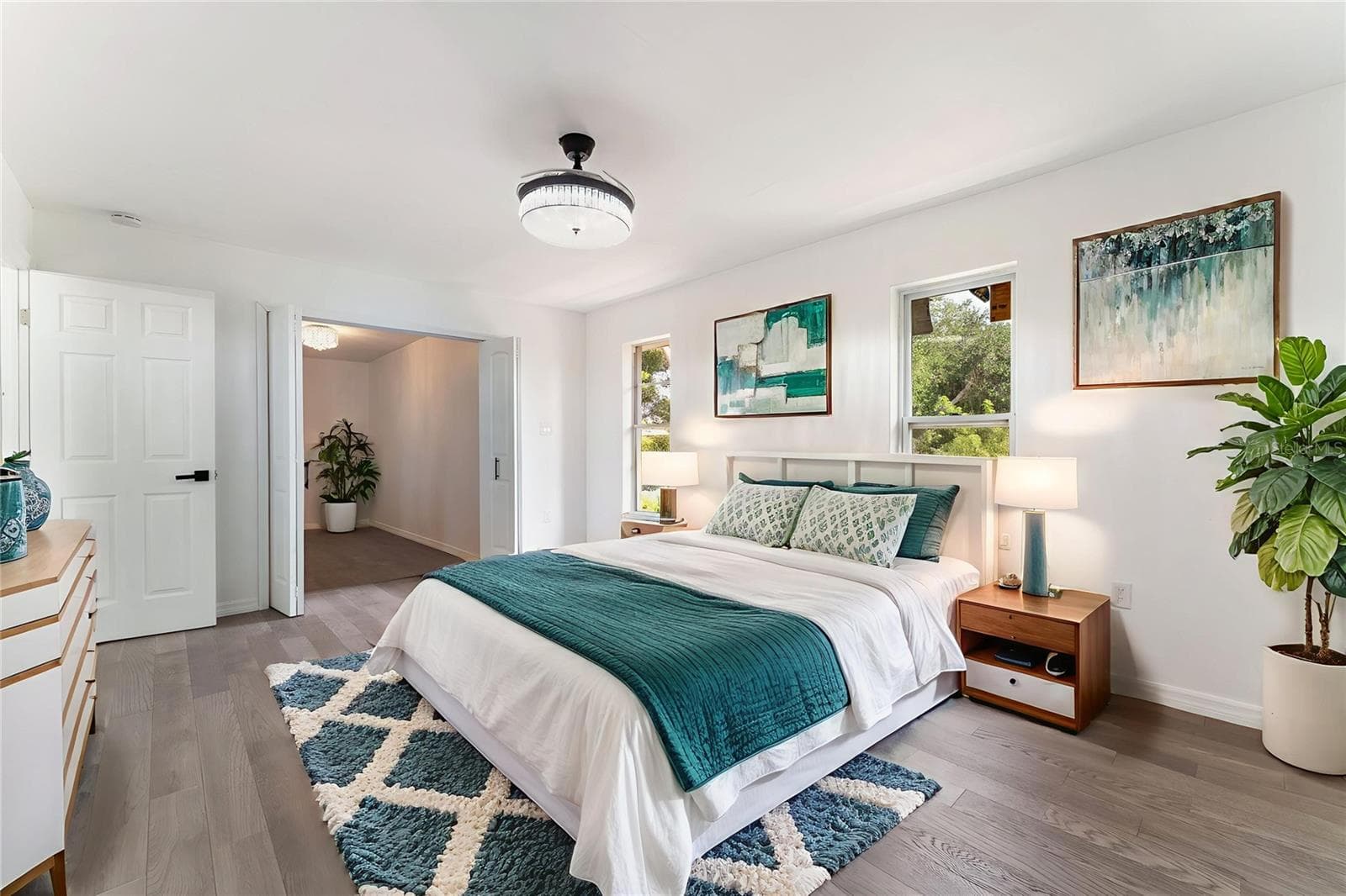 STAGED Primary Suite Different set up - 1231 BEACON DR, PORT CHARLOTTE