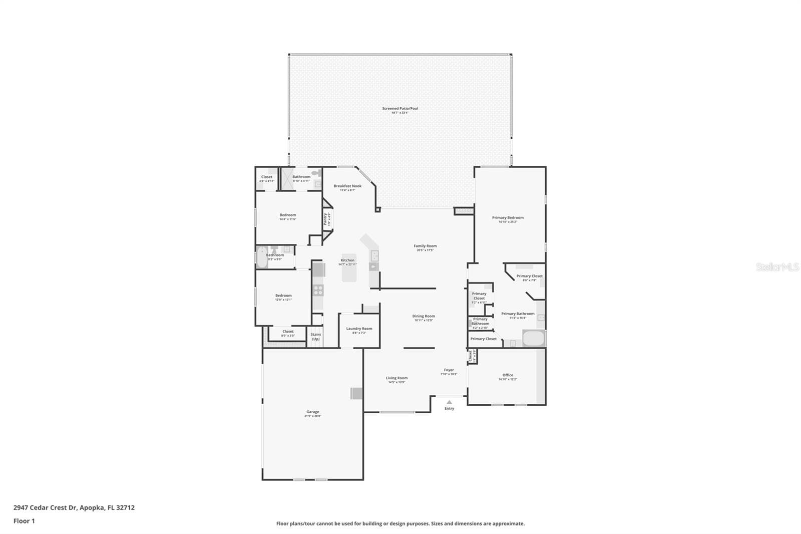 Floor Plan - 2st floor. - 2947 CEDAR CREST DR, APOPKA