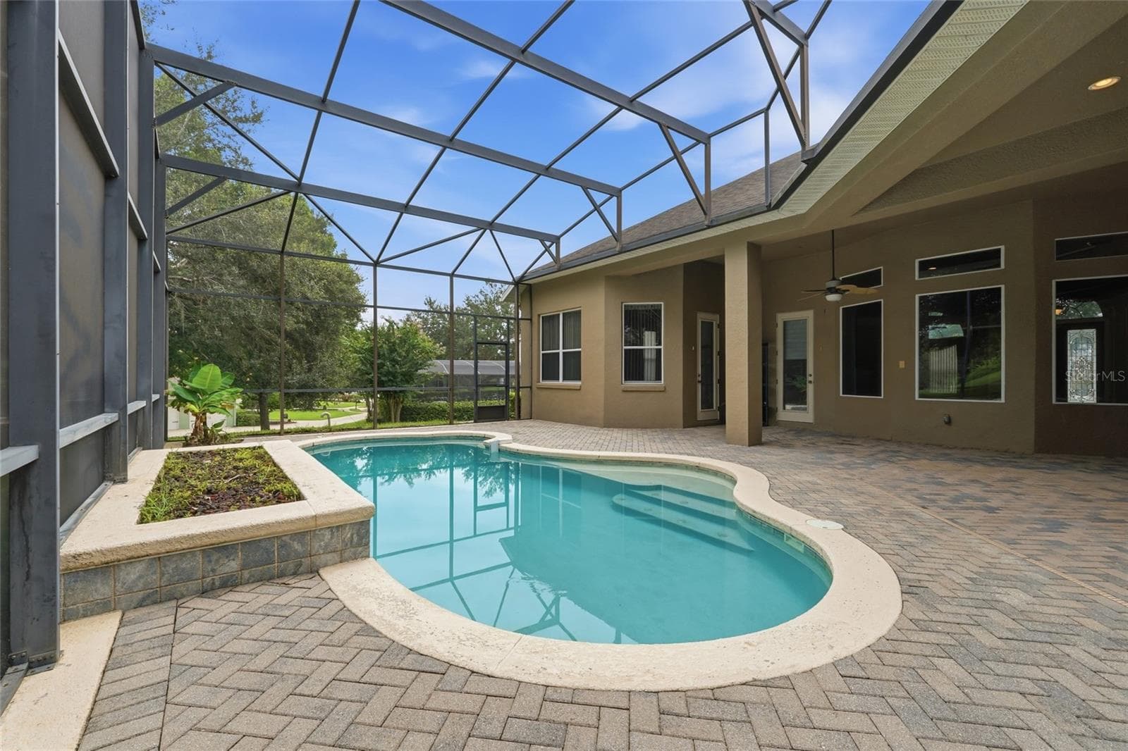 Pool area - 17535 COBBLESTONE LN, CLERMONT