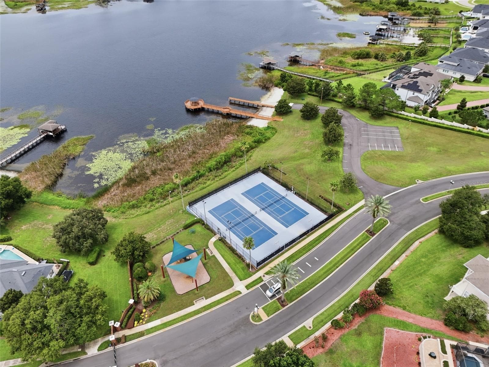 Community amenities: tennis/pickle ball, basket ball boat ramp - 17535 COBBLESTONE LN, CLERMONT