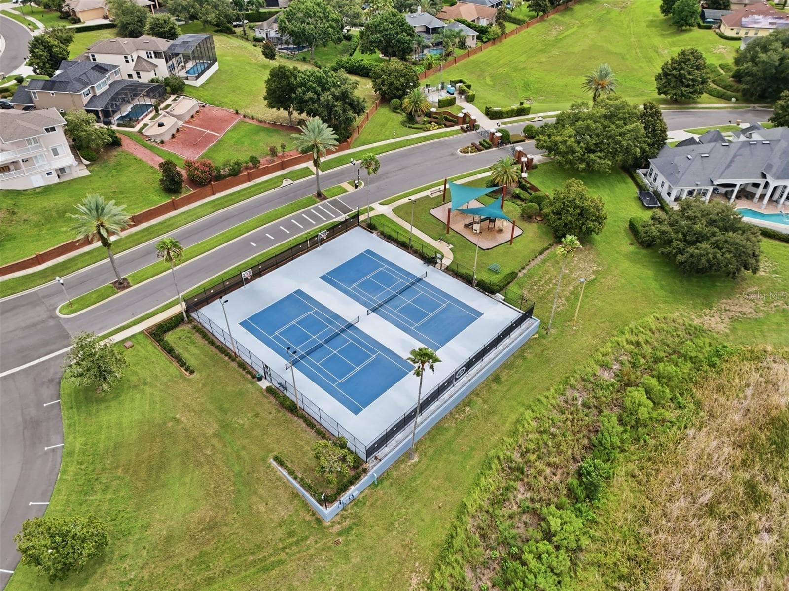 Community amenities: tennis/pickle ball, basket ball - 17535 COBBLESTONE LN, CLERMONT