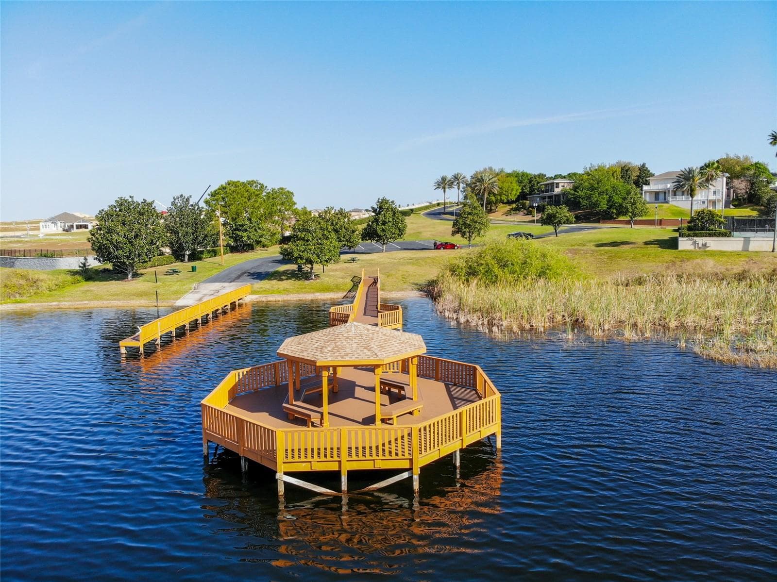 Community amenities: boat ramp and pavilion - 17535 COBBLESTONE LN, CLERMONT