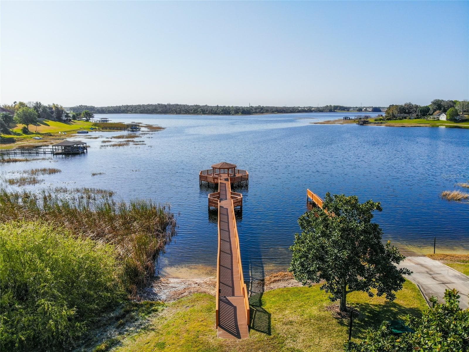 Community amenities: boat ramp and pavilion - 17535 COBBLESTONE LN, CLERMONT