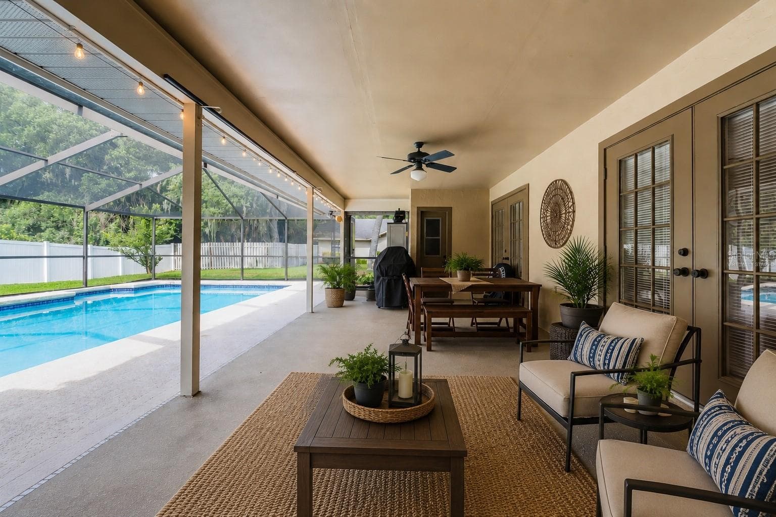 Perfect entertaining space -virtually staged - 1749 LADY BOWERS TRL, LAKELAND