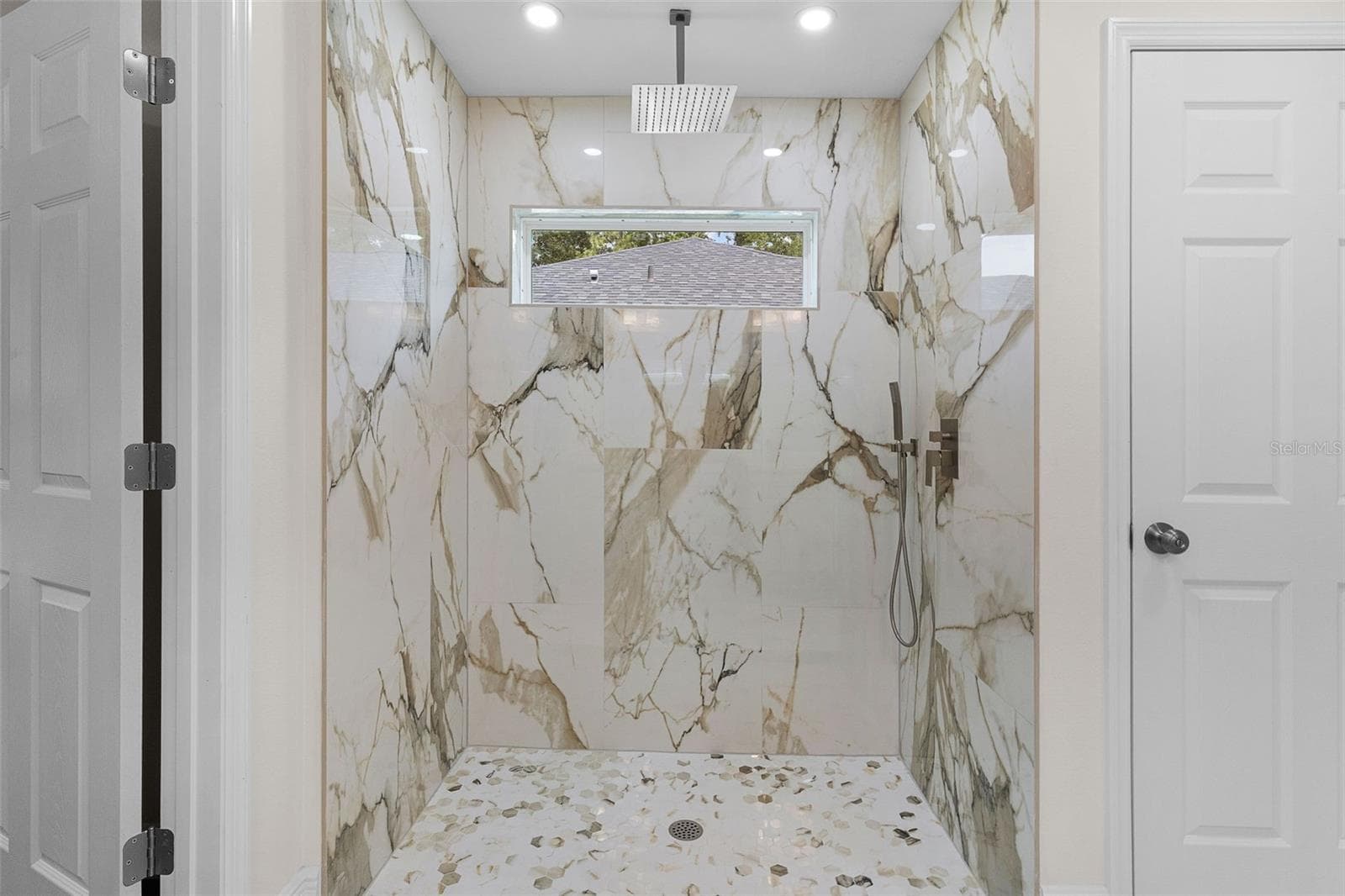 Primary Walk -in shower - 8277 SE 158TH ST, SUMMERFIELD