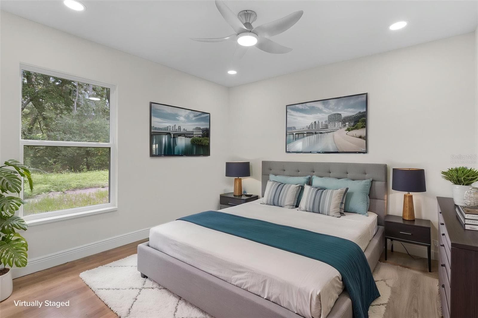 guest bedroom 3 virtually staged - 8277 SE 158TH ST, SUMMERFIELD
