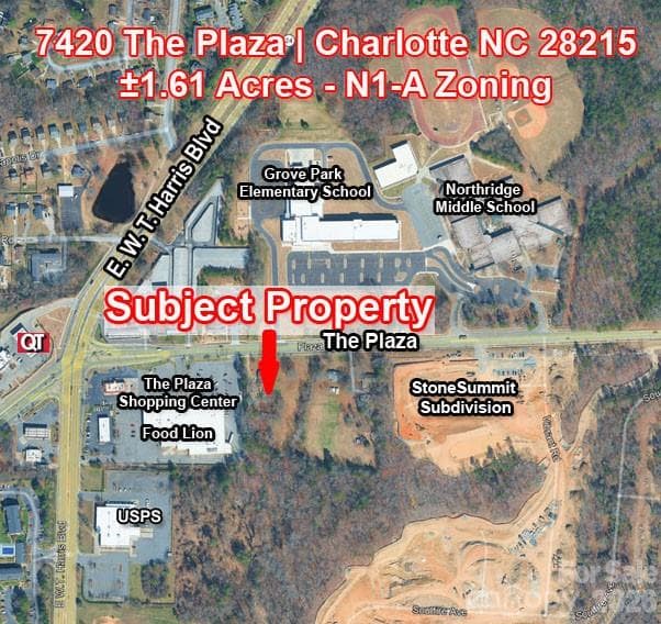 Lot at 7420 The Plaza, Charlotte, photo 2 of 3