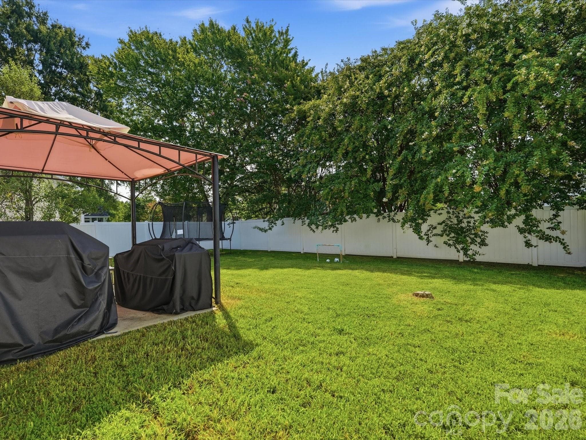 Backyard - 6618 Courtland Street, Indian Trail