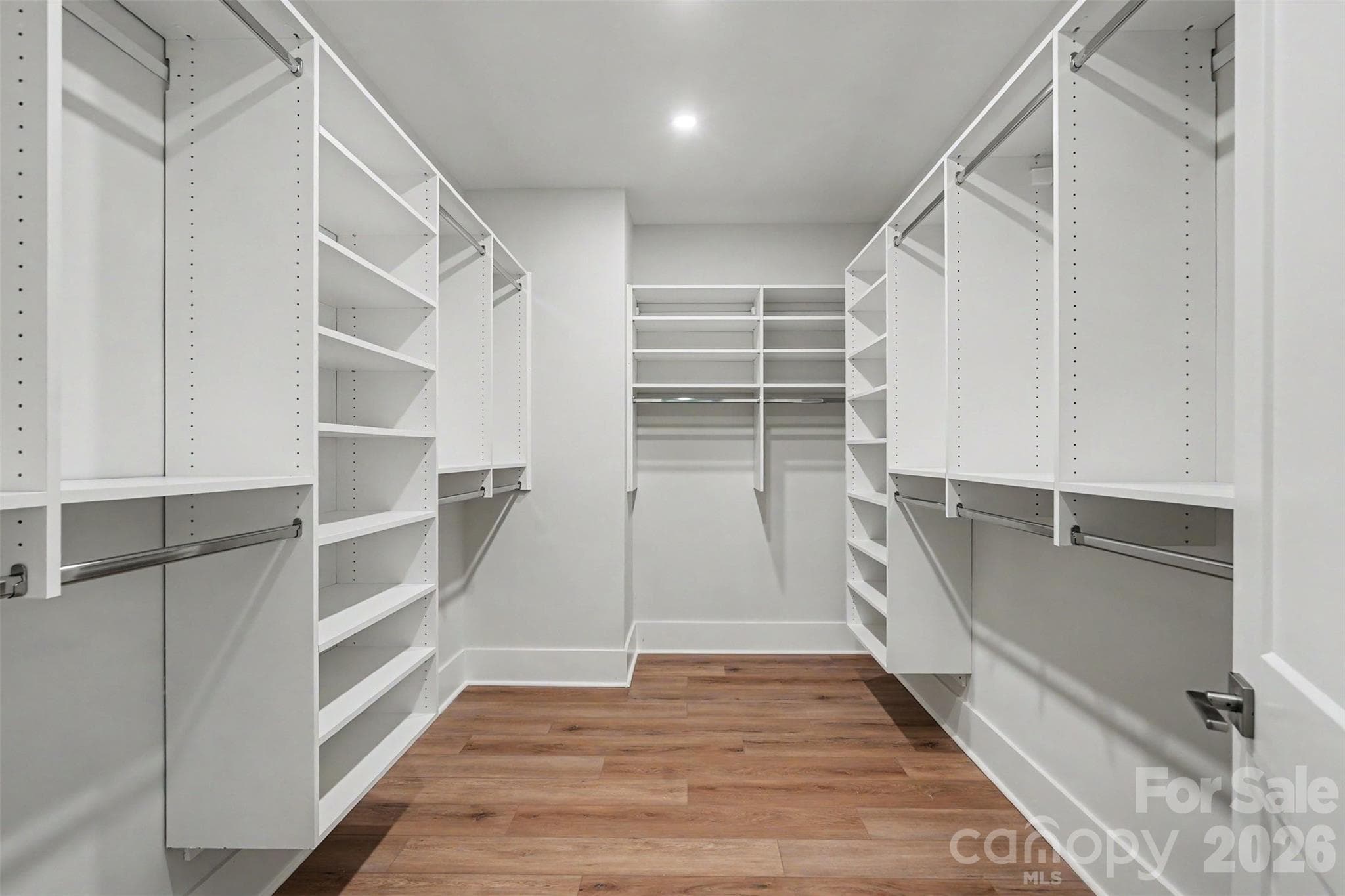 Primary closet with custom built-ins - 4808 Rockwood Drive, Waxhaw