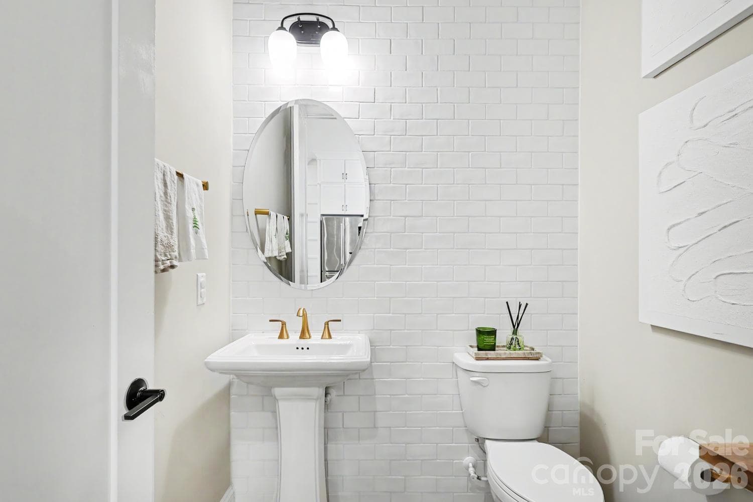 Powder Room on Main Level - 2505 Kenmore Avenue, Charlotte