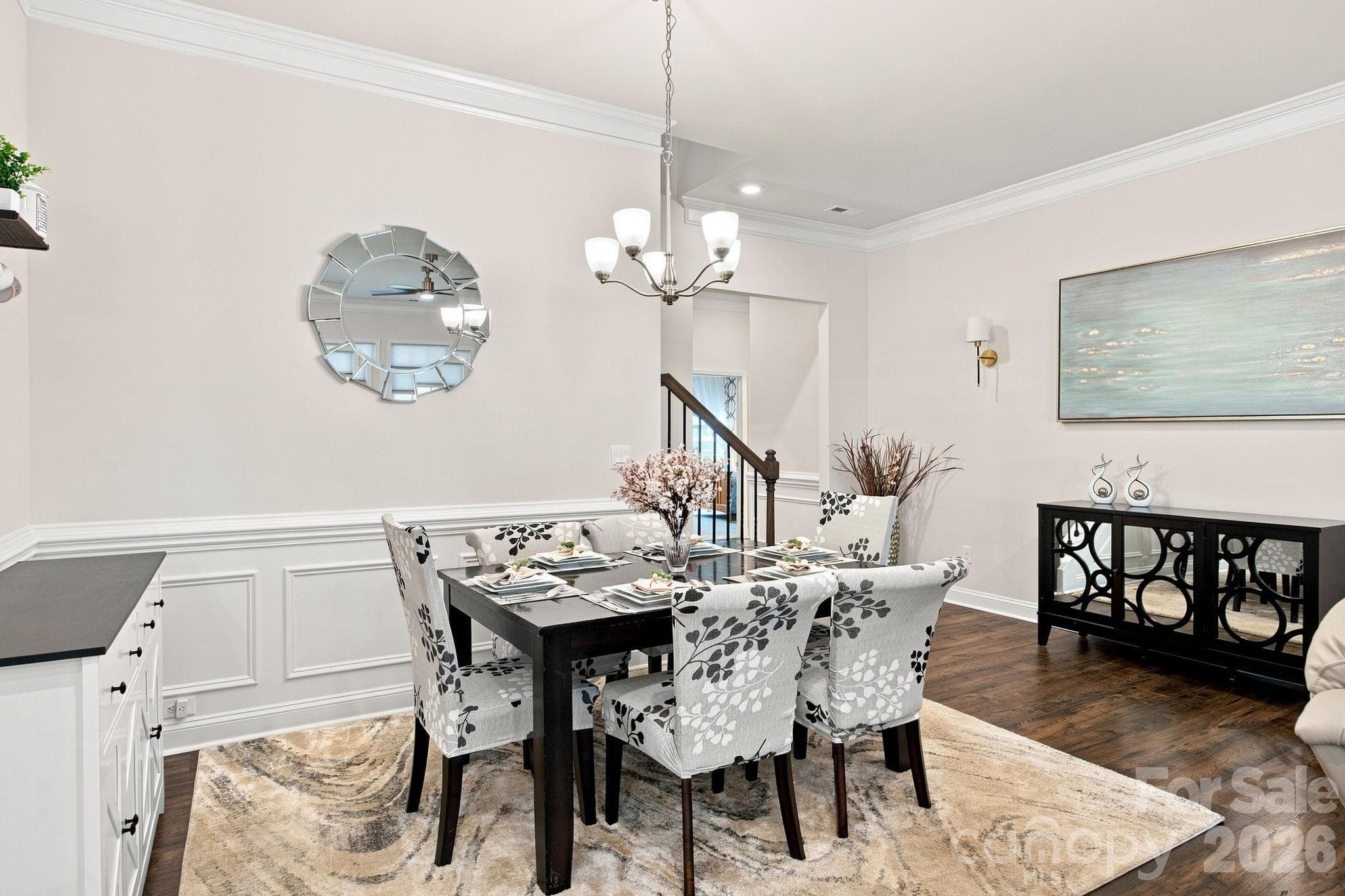 Dining area in great room - 8125 Warford Little Road, Denver