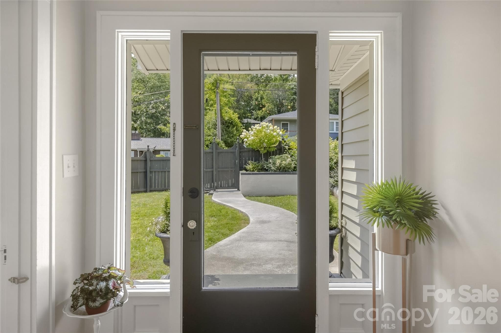 Bright Front Door W/Stormdoor - 10 Springdale Road, Asheville