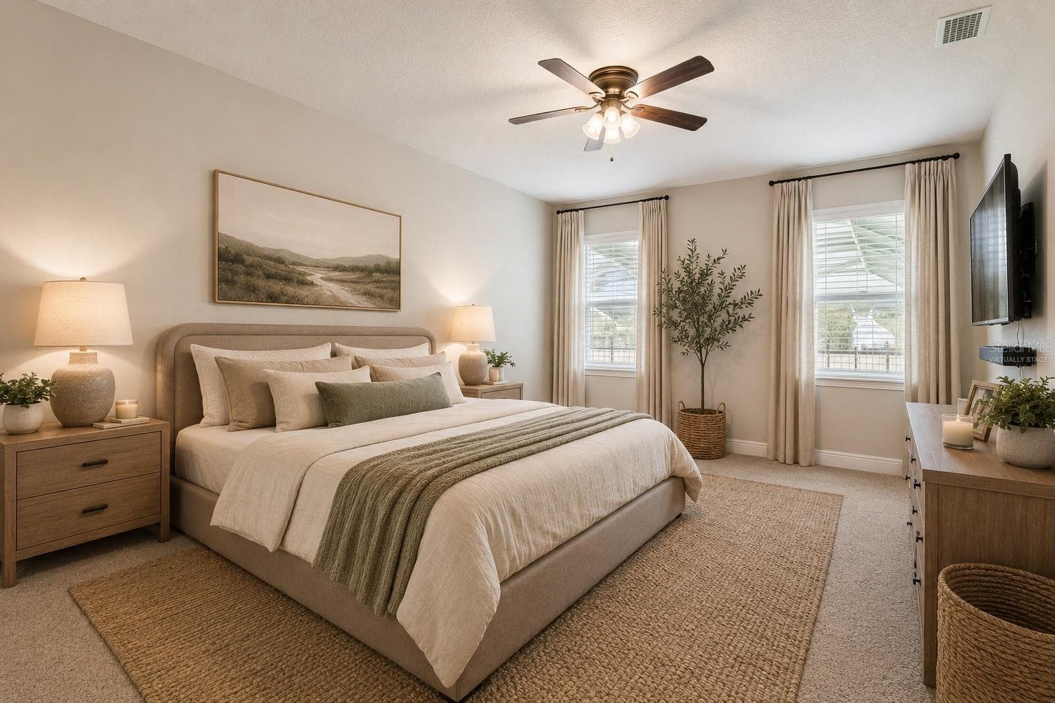 Virtually Staged Primary - 18145 GREAT BLUE HERON DR, GROVELAND