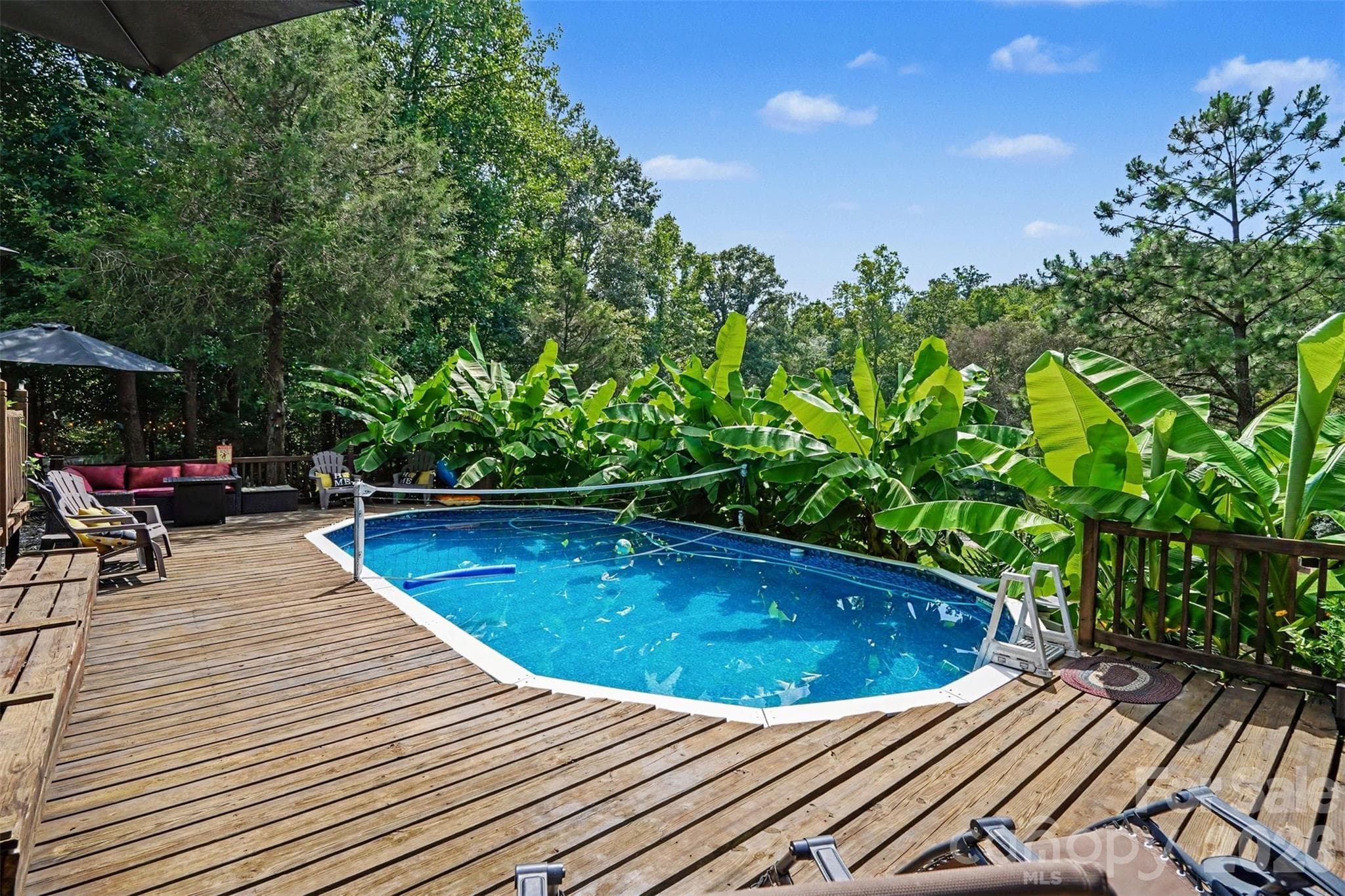 Outdoor pool - 1206 Alberto Lane, Stanley