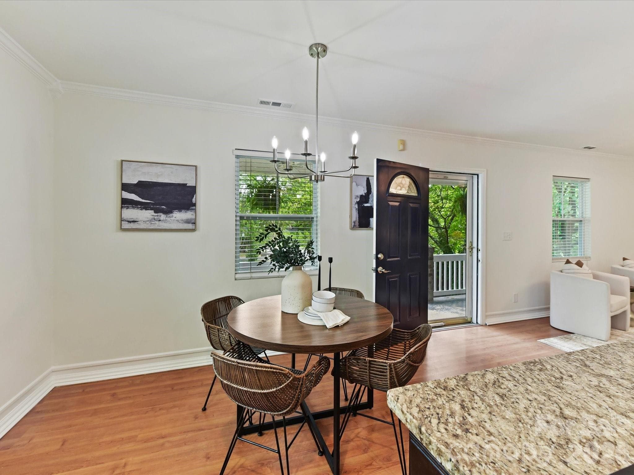 Dining area with tons of natural light - 2028 Hamorton Place, Charlotte
