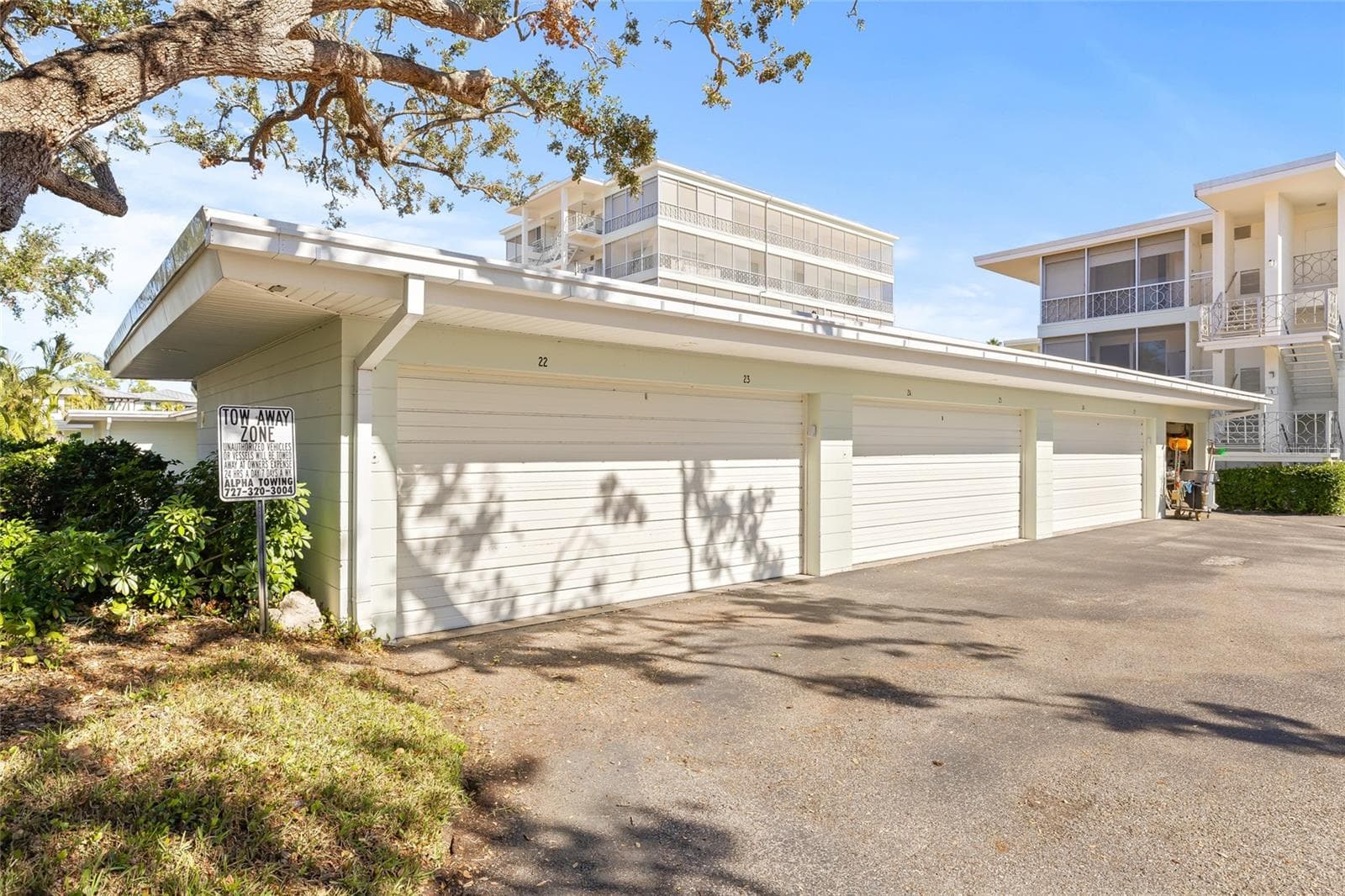 Designated garage and space #22. This is a shared garage with one other person - 1012 N SHORE DR NE #14, ST PETERSBURG