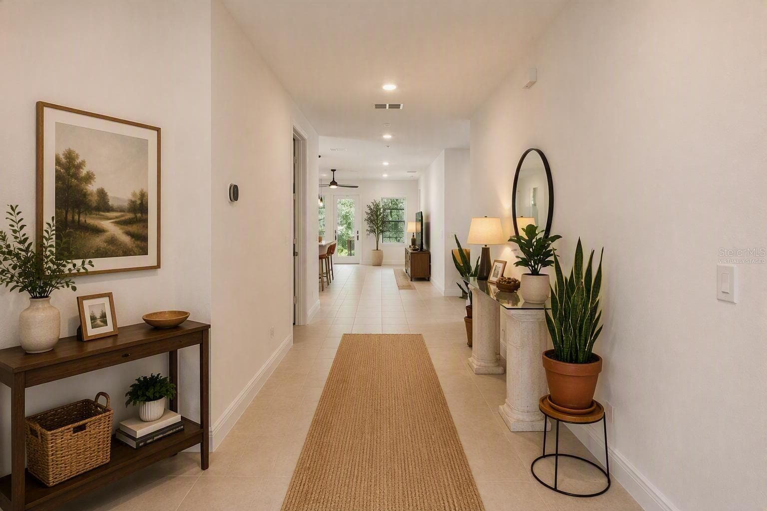 Foyer virtually staged - 1699 MEADOWLARK DR, DELTONA