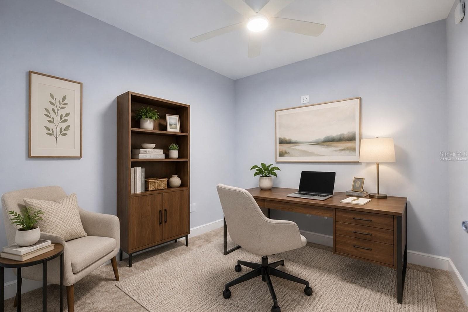 Virtually Staged Image. Den/Home Office - 101 S EOLA DR #614, ORLANDO