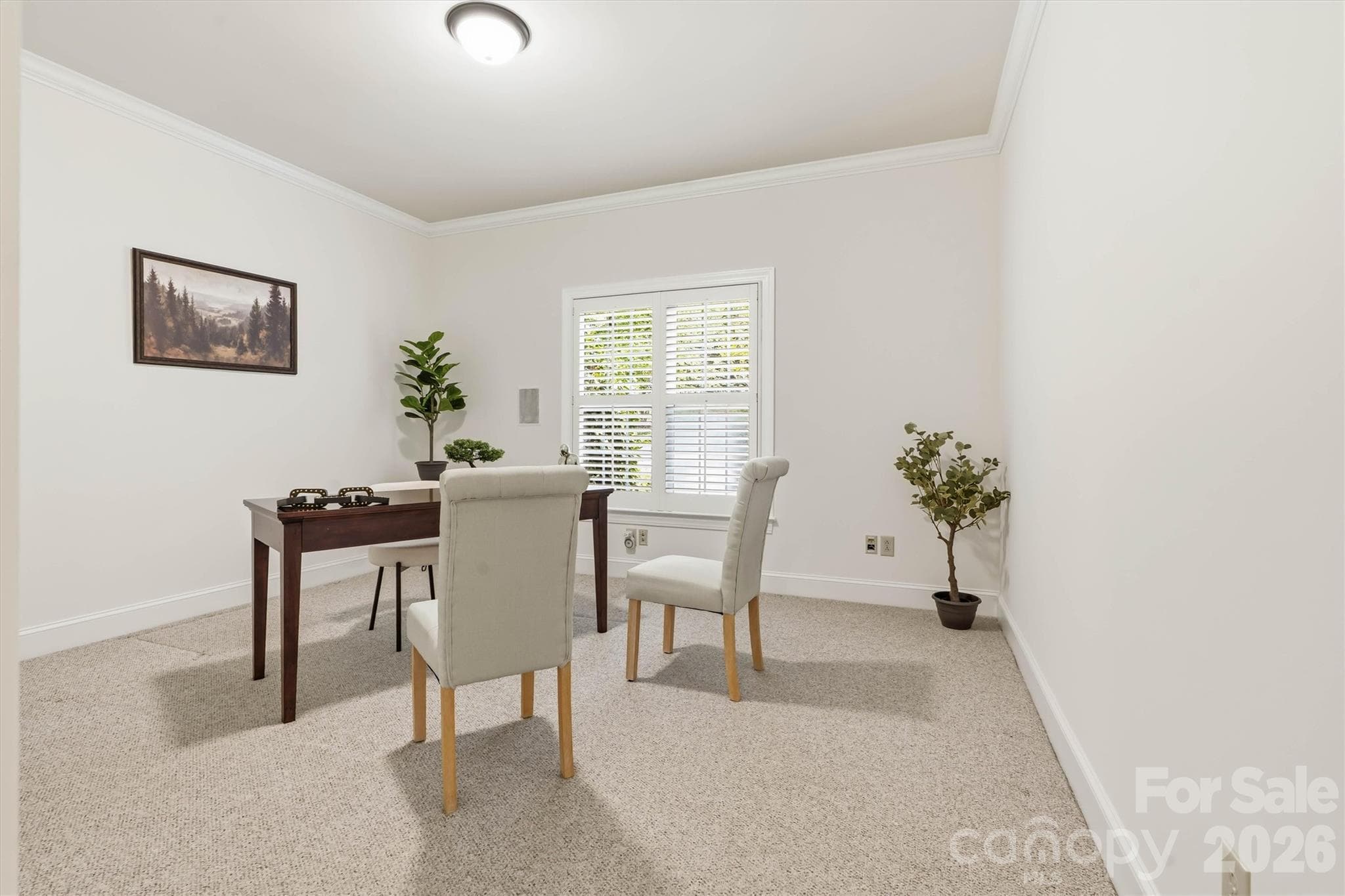 Second bedroom or office on the main level, ideal for those that work from home - 675 Heather Drive, Lincolnton