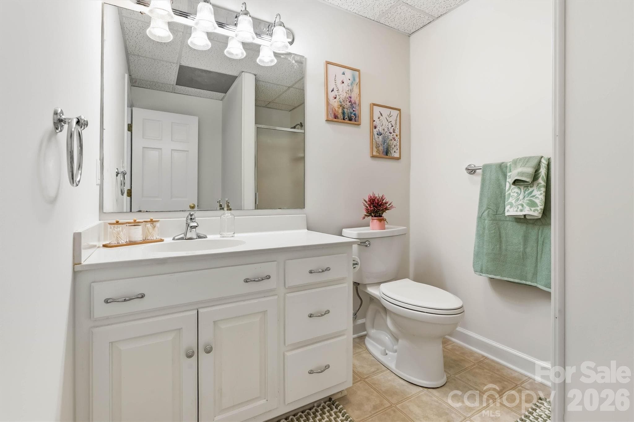 Full bathroom on the lower level as well - 675 Heather Drive, Lincolnton