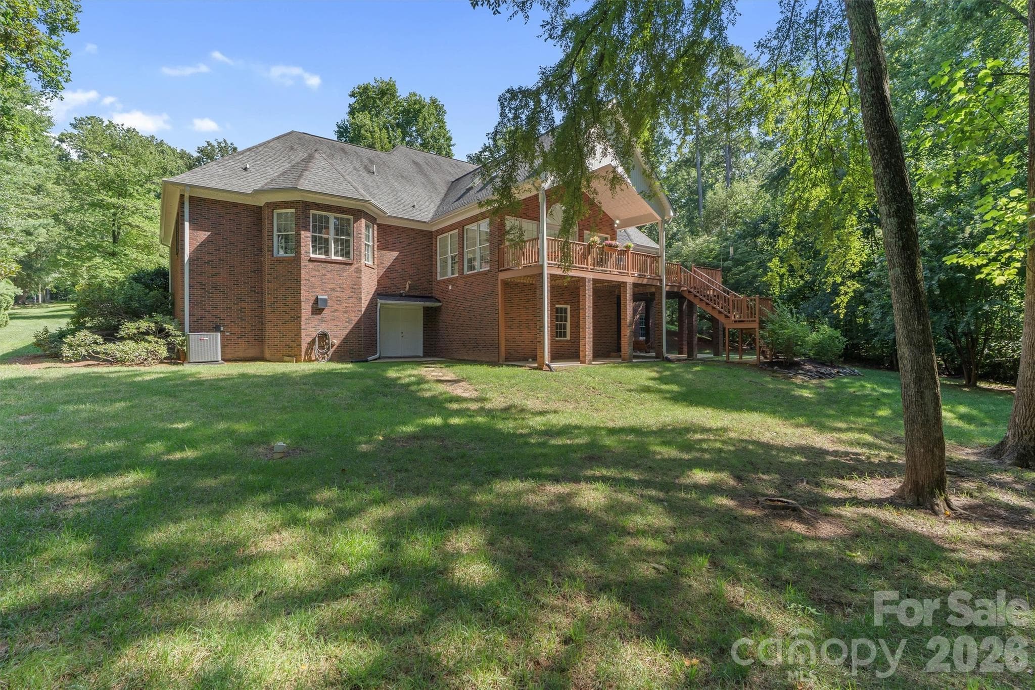 The back of the house - 675 Heather Drive, Lincolnton