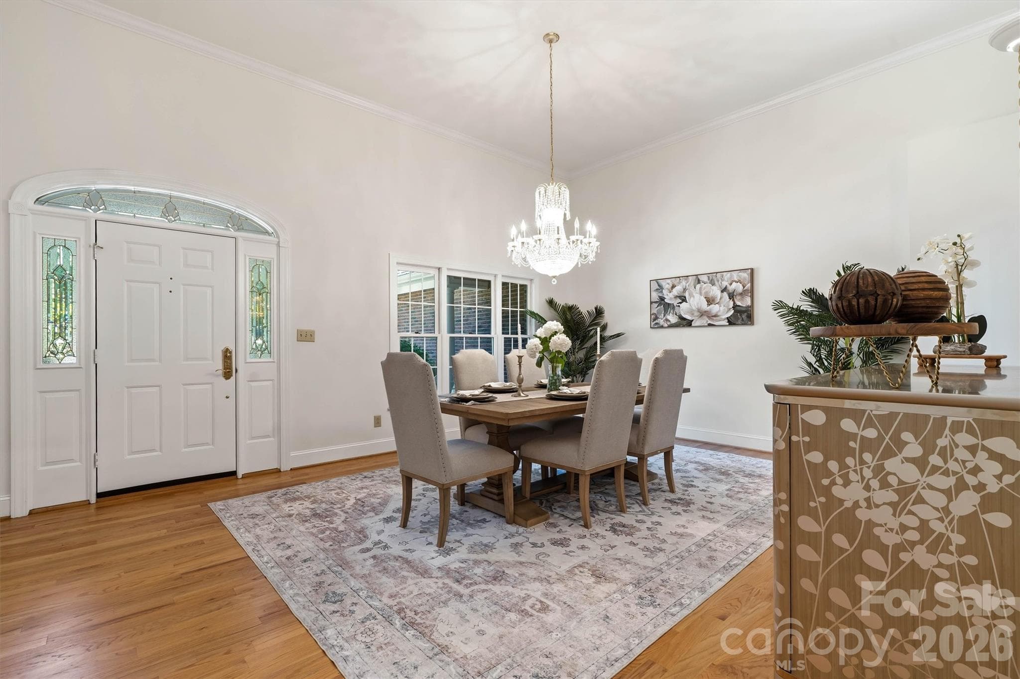 Look at these beautiful hardwood floors! Home is freshly painted and ready for its new owners. - 675 Heather Drive, Lincolnton