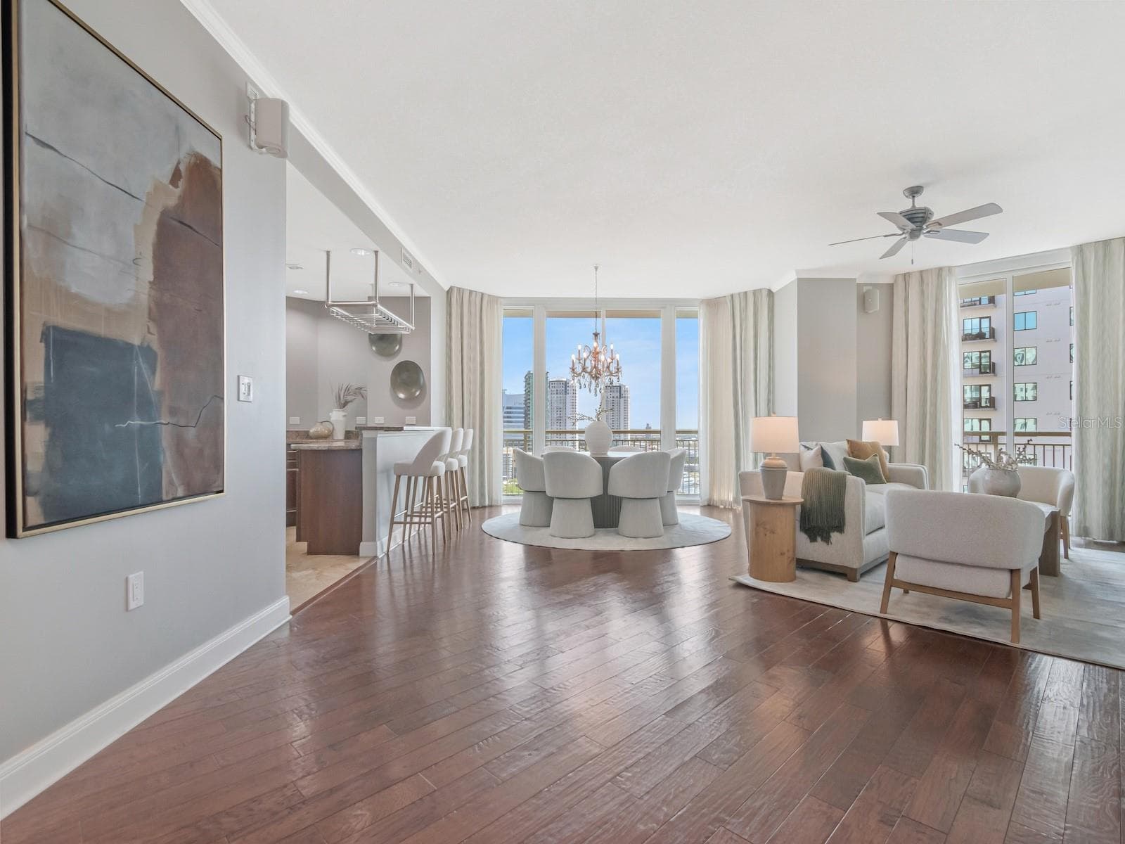 Overview of living area - 450 KNIGHTS RUN AVE #1501, TAMPA
