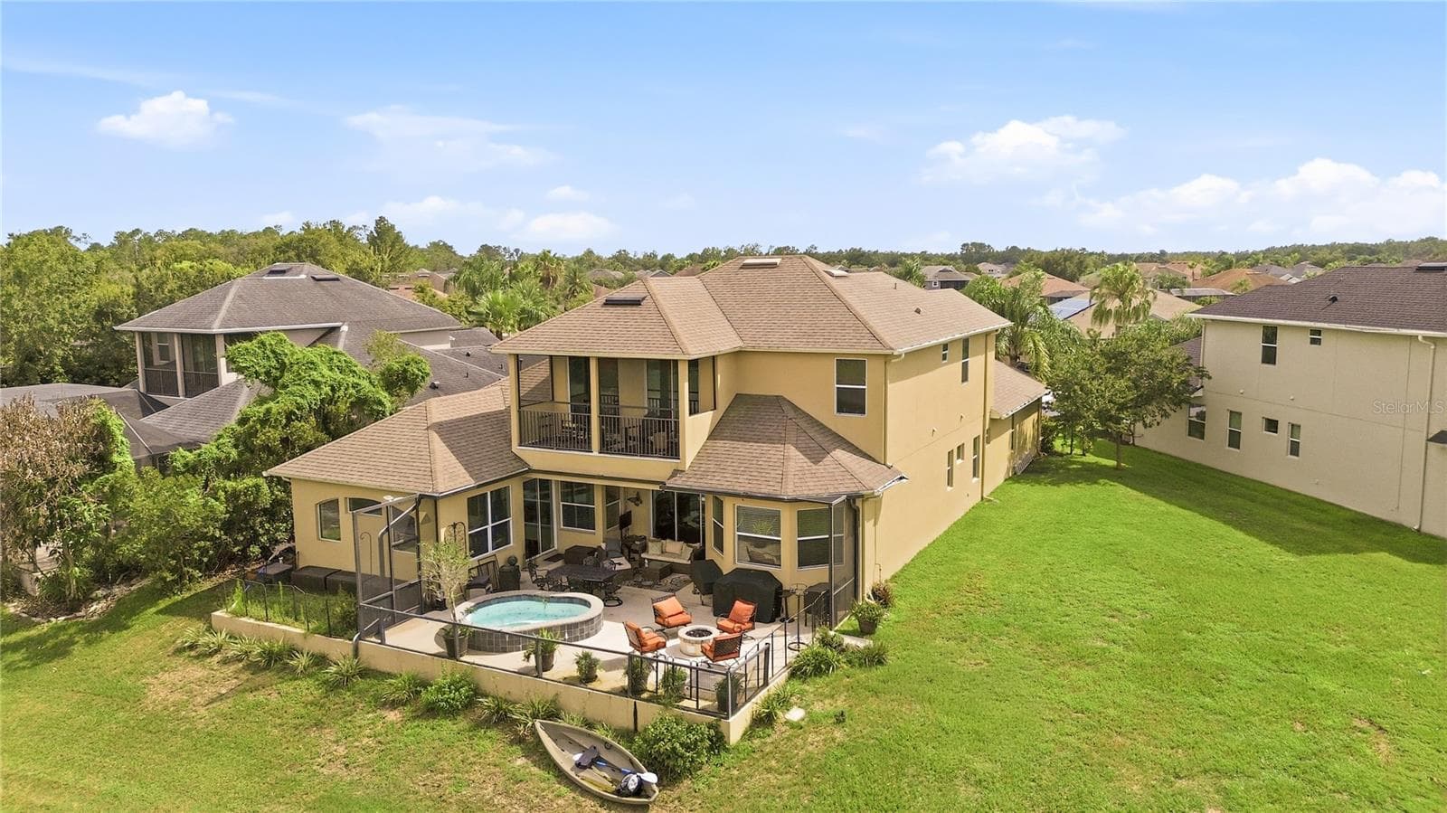Backyard - 3431 DIAMOND FALLS CIR, LAND O LAKES